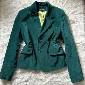 Emerald green Button up jacket